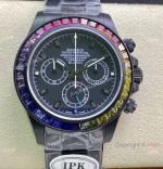 IPK Factory Rolex Blaken Daytona ‘Black Venom’ 7750 Watch DLC Coated 40mm